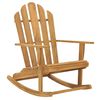 vidaXL Chaise &agrave; bascule Adirondack bois de teck solide