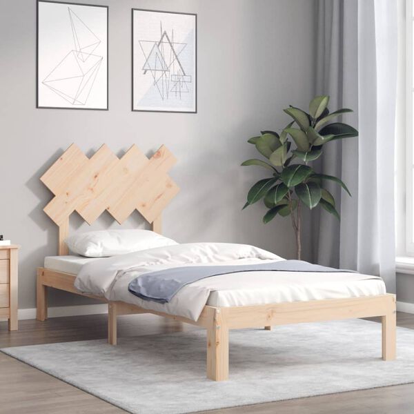 vidaXL Cadre de lit sans matelas bois de pin massif