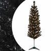 vidaXL Arbre de No&euml;l artificiel slim 150 cm 150 LED Blanc chaud