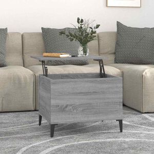 vidaXL Table basse Sonoma gris 60x44,5x45 cm Bois d'ing&eacute;nierie