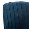 vidaXL Chaises pivotantes &agrave; manger lot de 6 bleu velours