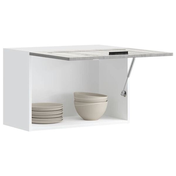 vidaXL Armoire murale de cuisine Porto sonoma gris bois d'ing&eacute;nierie