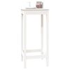 vidaXL Table de bar blanc 50x50x110 cm bois massif de pin