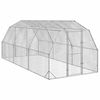 vidaXL Poulailler 2,5x6x2,25 m acier galvanis&eacute;