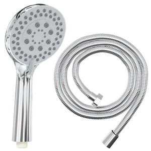 vidaXL Ensemble de Douche Chrome 150 cm Acier inoxydable