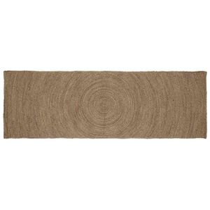 vidaXL Tapis de surface Gris 60 x 250 cm Jute