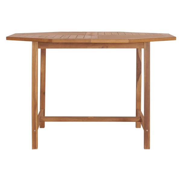 vidaXL Table de jardin 120x120x75 cm Bois de teck solide