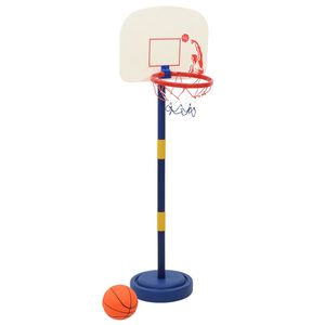 vidaXL Support de jeu de basket-ball avec ballon et pompe 90/121 cm