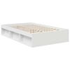 vidaXL Cadre de lit Blanc 120 x 190 cm Bois de pin massif