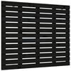 vidaXL T&ecirc;te de lit murale Noir 106x3x91,5 cm Bois massif de pin