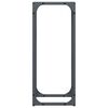 vidaXL Portant de bois chauffage anthracite 25x25x60 cm