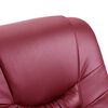 vidaXL Fauteuil de massage inclinable rouge bordeaux similicuir