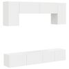 vidaXL Ensemble meuble TV 4 pc Blanc Bois d'ing&eacute;nierie
