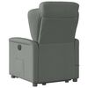 vidaXL Fauteuil de massage inclinable Gris fonc&eacute; Tissu