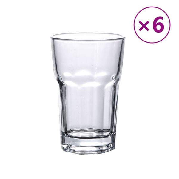 vidaXL Verres 6 pcs 295 ml