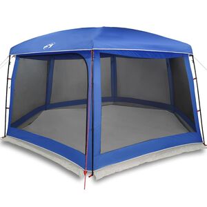 vidaXL Tente de piscine moustiquaire amovible parois maille bleu azur