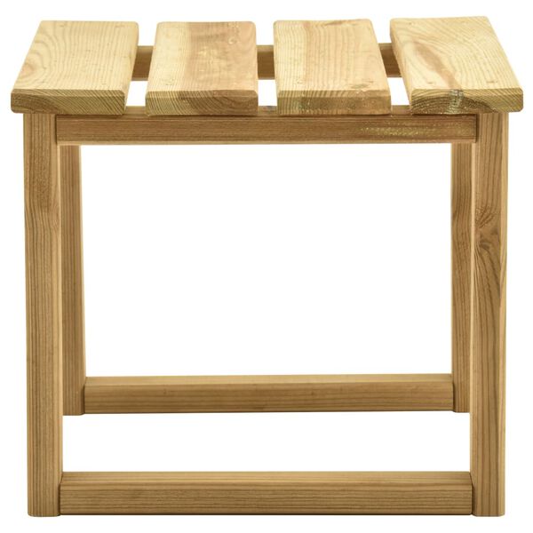 vidaXL Table de transat 30x30x26 cm Bois de pin impr&eacute;gn&eacute;