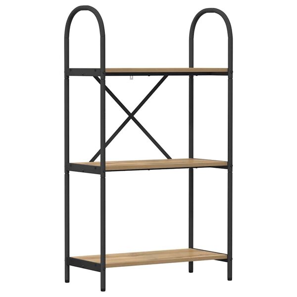 vidaXL &Eacute;tag&egrave;re Ch&ecirc;ne artisanal 60 x 30 x 109 cm Bois d'ing&eacute;nierie