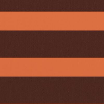 vidaXL Écran de balcon Orange et marron 90x400 cm Tissu Oxford