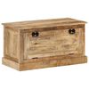 vidaXL Banc de rangement de chaussures 85x40x45 cm Bois de manguier