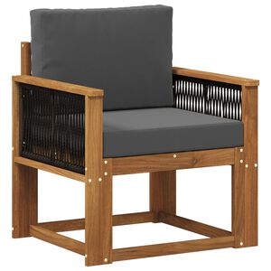 vidaXL Sofa de milieu ext&eacute;rieur Bois d'Acacia Massif Naturel