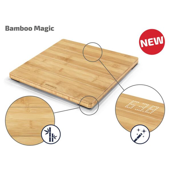 Soehnle P&egrave;se-personne Style Sense Bamboo Magic 180 kg