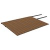 vidaXL Panneaux de terrasse et accessoires WPC Marron/gris 35 m&sup2; 4 m