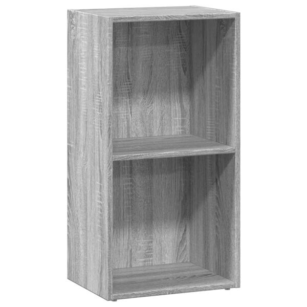 vidaXL Biblioth&egrave;que sonoma gris 40x30x77 cm bois d'ing&eacute;nierie