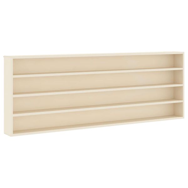 vidaXL Vitrine Murale Beige 100 x 8,5 x 36 cm Bois d'ing&eacute;nierie