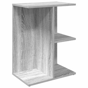 vidaXL Table de chevet sonoma gris 46,5x29x61 cm bois d'ing&eacute;nierie