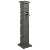 vidaXL Tanker de jardin Anthracite 26 x 26 x 101 cm PE