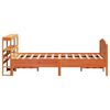 vidaXL Cadre de lit sans matelas cire marron 160x200cm bois pin massif