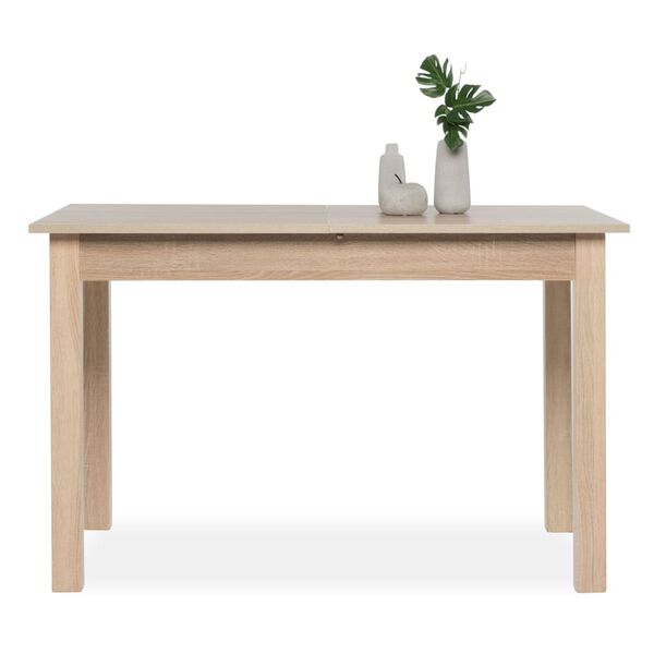Finori Table &agrave; manger extensible Coburg 120 ch&ecirc;ne sonoma