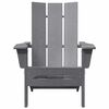vidaXL Mobilier de jardin lounge 2 pcs Gris clair 74.5 x 80.5 x 90cm