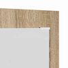 vidaXL Porte-manteau mural Montage mural Chêne sonoma 96 x 1,5 x 90 cm