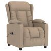 vidaXL Fauteuil inclinable &eacute;lectrique Cappuccino Similicuir