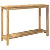 vidaXL Table console de jardin Blanchi 108,5 x 35 x 75 cm