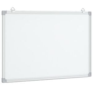 vidaXL Tableau blanc magn&eacute;tique 40x30x1,7 cm aluminium