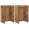 vidaXL Tables de chevet 2 pc Bois ancien 40 x 30 x 60 cm