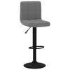 vidaXL Tabourets de bar lot de 2 gris fonc&eacute; velours