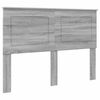vidaXL T&ecirc;te de lit Gris Sonoma 100 cm Bois d&rsquo;ing&eacute;nierie