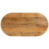 vidaXL Dessus de table 140x50x2,5 cm ovale bois massif de manguier