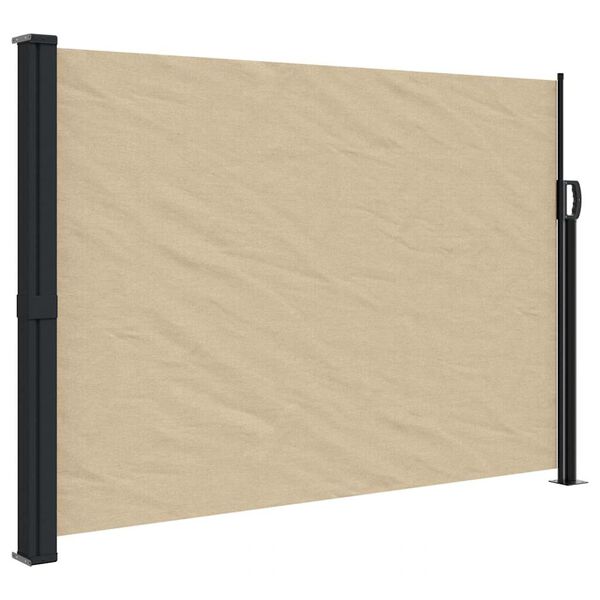 vidaXL Auvent lat&eacute;ral r&eacute;tractable beige 140x300 cm