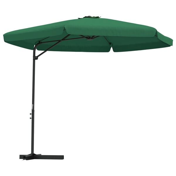 vidaXL Parasol d'ext&eacute;rieur avec m&acirc;t en acier 300 cm vert