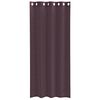 vidaXL Rideaux en voile avec &oelig;illets 2 pcs violet 140x245 cm