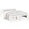 vidaXL Lit pour personne &acirc;g&eacute;e sans matelas 150x200 cm bois pin massif