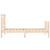 vidaXL Cadre de lit sans matelas bois de pin massif