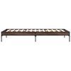 vidaXL Cadre de lit sans matelas ch&ecirc;ne marron 75x190 cm