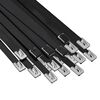 vidaXL Attache de c&acirc;ble 50 pc 7,9 x 700 mm Noir