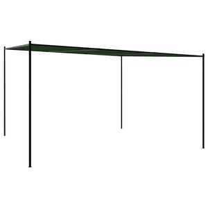 vidaXL Pavillon 4 x 3,98 x 2,67 m Vert Polyester et Acier